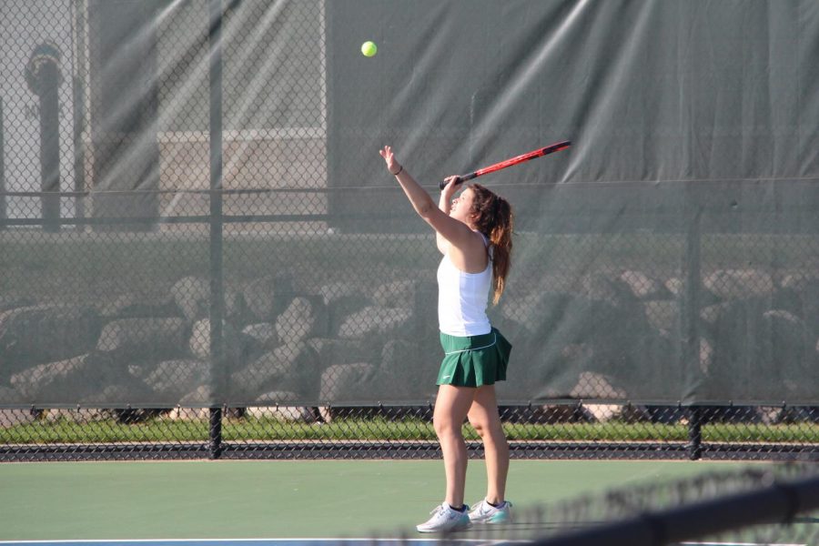 Girls varsity tennis vs. EGR: Photo Gallery