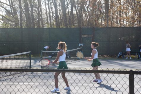 Girls JV tennis wins 6-3 against Catholic Central in an out-of-conference match