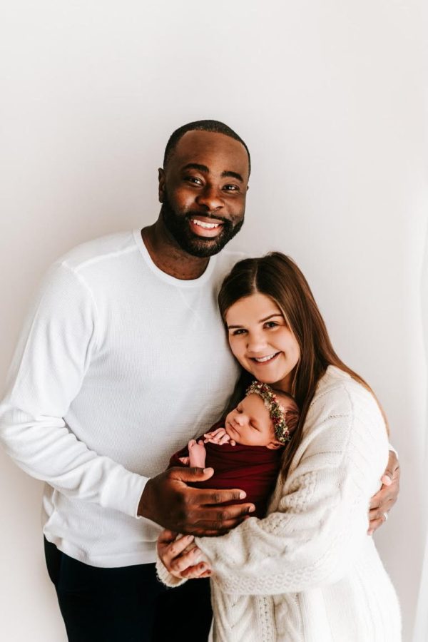 New father JaVontae Ford joins his wife in coaching the girls JV basketball team