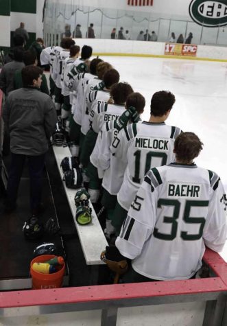 Dominant offense leads to big win for hockey on Senior Night
