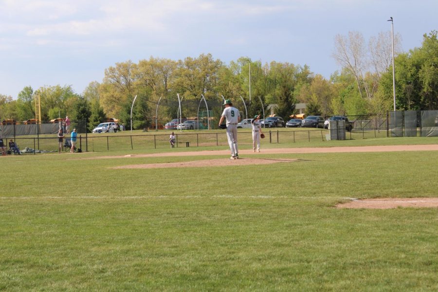 Varsity baseball breezes by Greenville for two wins to start three-game series
