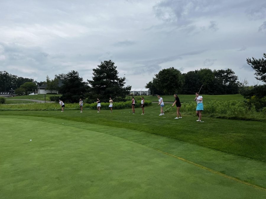 Girls JV golf swings into the season