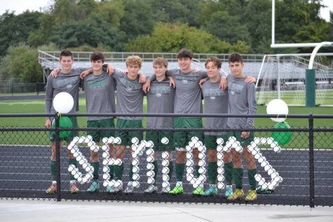 Varsity soccer honors the seniors with another win 4-0 against Portage Northern