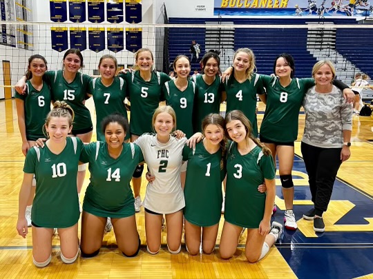 The girls freshman volleyball team beats expectations in 2022 season