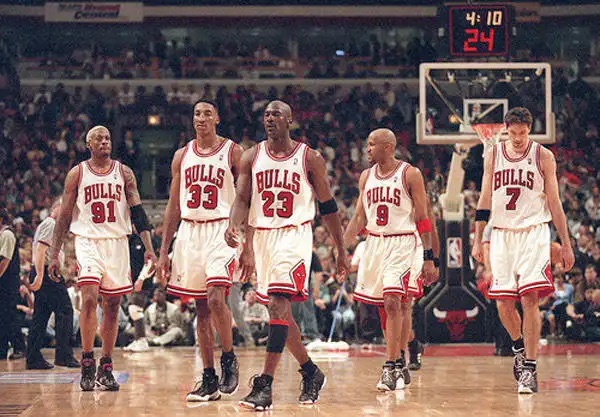 1996 chicago bulls roster