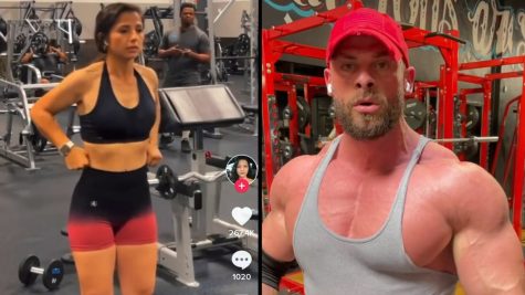 Female TikToker snaps at gym worker and accuses him of being a pervert for staring, Joey Swoll reacts.