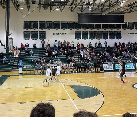 Boys varsity basketball comes in second against Northview