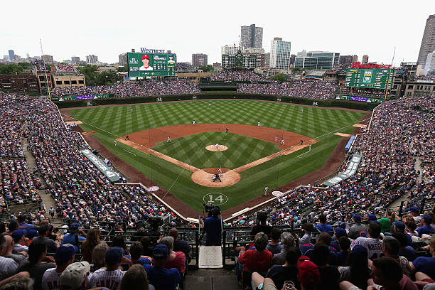 CHICAGO%2C+IL+-+JULY+26%3A++A+general+view+of+Wrigley+Field+as+the+Chicago+Cubs+take+on+the+Philadelphia+Phillies+on+July+26%2C+2015+in+Chicago%2C+Illinois.+The+Phillies+defeated+the+Cubs+11-5.++%28Photo+by+Jonathan+Daniel%2FGetty+Images%29