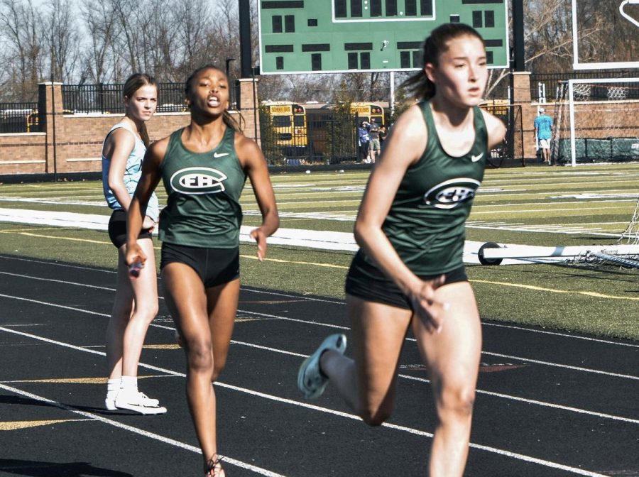 The+girls+track+%26+field+team+came+out+with+another+win+against+GR+Christian+and+Lowell