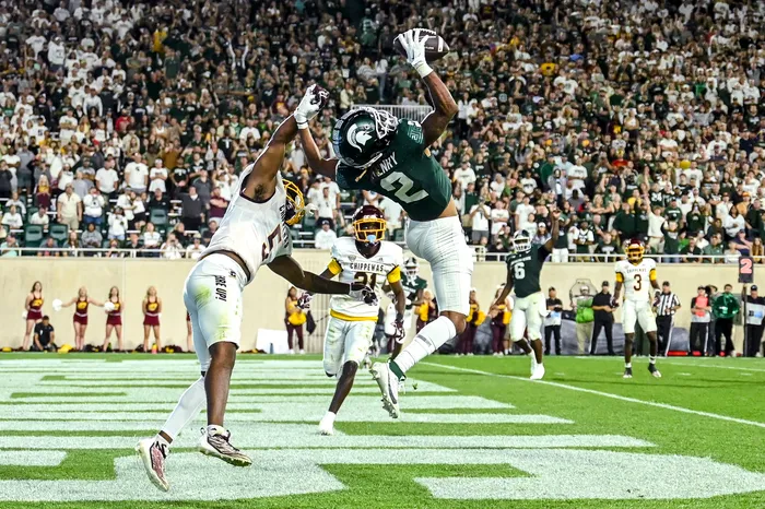 MSU+footballs+uncertain+season%3A+Dominant+second+half+performance+by+the+Spartans+helps+lead+them+to+a+win+in+their+season+opener
