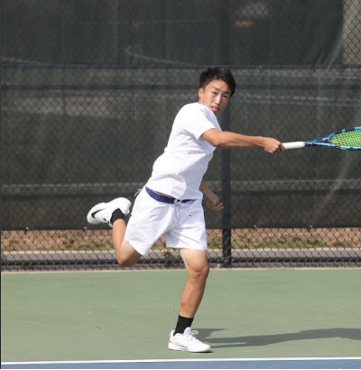 Q and A with varsity tennis player, sophomore Franklin Feng
