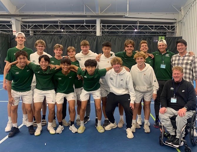 Boys varsity tennis places sixth at states
