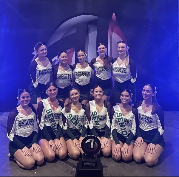 Varsity dance competed at DTU Nationals, placed 15th for pom