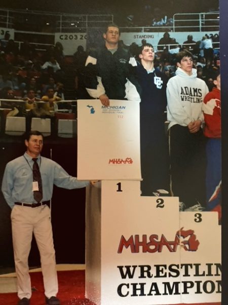Former FHC wrestler and current teacher Brad Anderson is one of FHCs most accomplished athletes